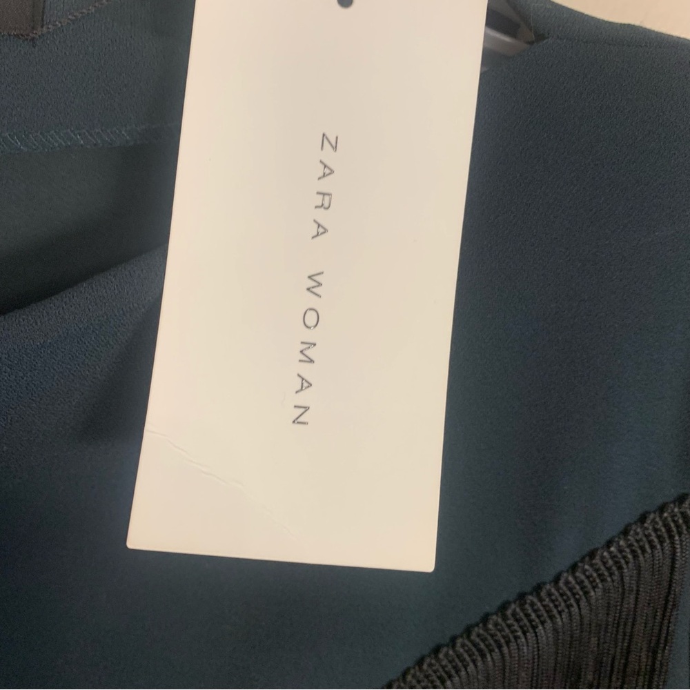 ZARA Tassel Detail Blouse Top - Picture 5 of 11